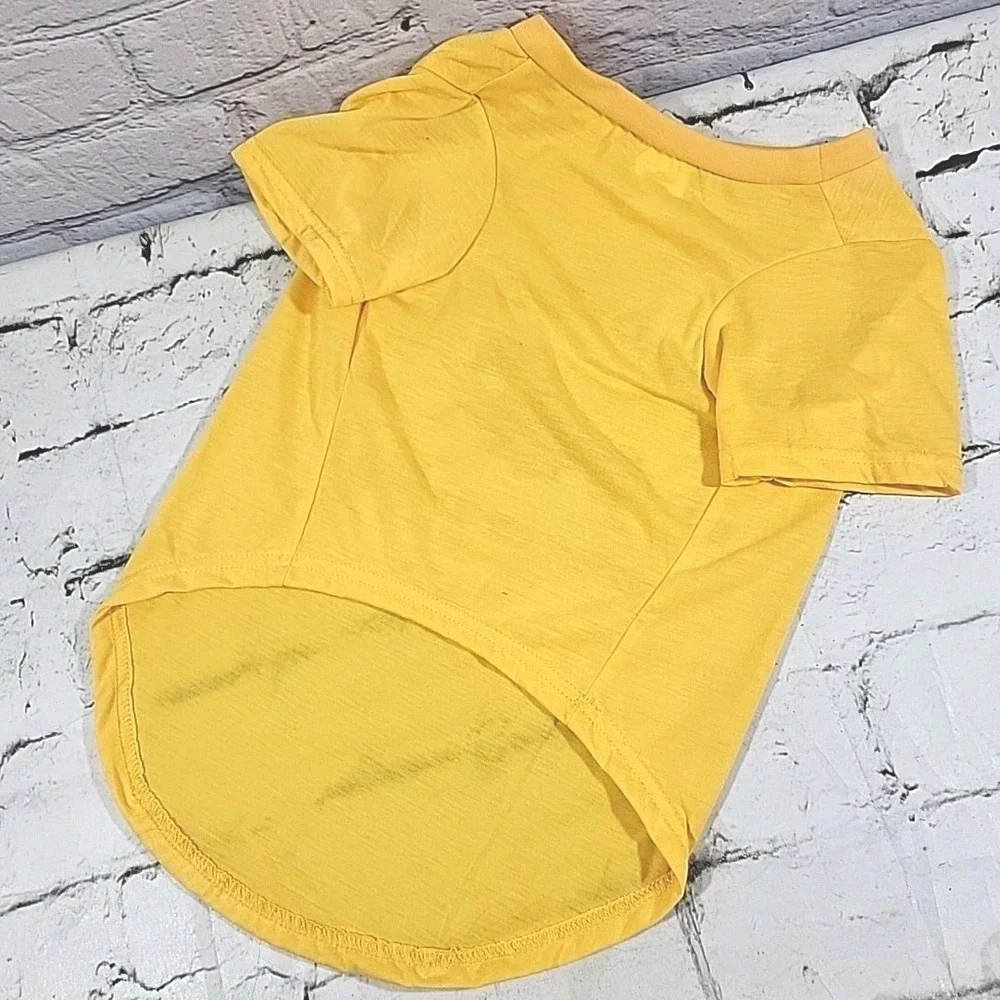 Yellowstone Pet Apparel Dutton Ranch‎ Dog T-Shirt Yellow Size XL New NWT